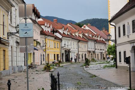 Neurje z vetrom podiralo drevesa in odkrivalo strehe (3)
